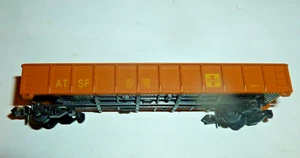 Vtg Model Power 4017 Santa Fe 50 ft Steel Gondola Coal Load ATSF N Scale - Picture 1 of 6
