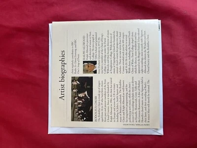 A Choral Christmas Rodolfus Choir Holst Tavener Williams Whitacre Classical CD - Image 1 of 3