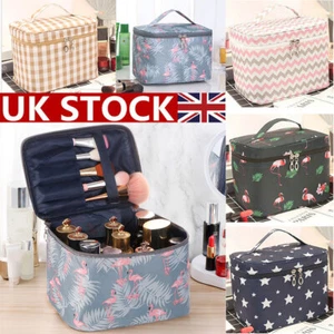 Large Women Ladies Wash Bag Toiletry Handbag Travel Case Cosmetic MakeUp Pouch - Picture 1 of 15