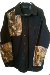 Camisa De Colección Realtree Abotonada Camuflaje Negra Caza Pesca Camping Para Hombres L - Imagen 1 de 5