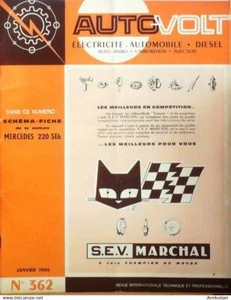 Autovolt 1966 # 362 Mercédes 220 SeDémarreur ressort Simms - Picture 1 of 3