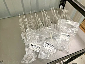 Stainless Steel Anti roosting point 5m with 30 gutter clips (6 clips per m) - Picture 1 of 2