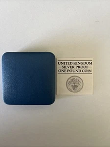United Kingdom Silver Proof 1£ Coin 1984/1989 Scotland - Picture 1 of 3