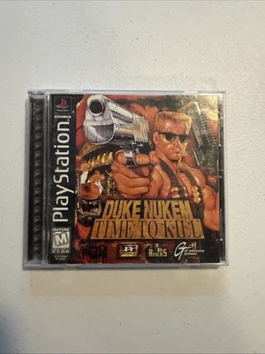 PS1 Duke Nukem: Time to Kill (Sony PlayStation 1, 1998) COMPLETE CIB, Tested - Image 1 of 4