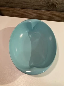 Vintage Lenox Ware Melmac Melamin ovale Servierschüssel 1960 blau 9 Zoll - Bild 1 von 6