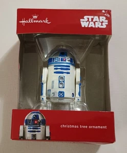 R2-D2 STAR WARS DISNEY HALLMARK CHRISTMAS TREE ORNAMENT BRAND NEW IN BOX - Picture 1 of 3