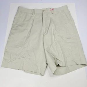 Tommy Bahama Men's 32 Beige Pleated Golf Shorts Casual Summer Khaki - Picture 1 of 12