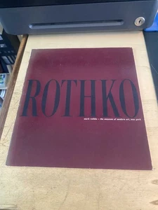 Peter Selz: Mark Rothko 1961 Good Abstract Expressionism Museum of Modern Art PB - Foto 1 di 1