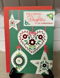 Hallmark Weihnachtskarte mit Umschlag ~ für eine besondere Tochter - Bild 1 von 2