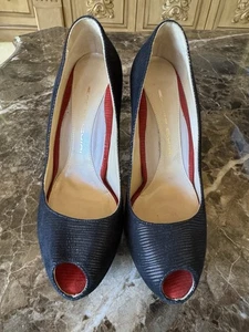 ENRICO CUINI DAMENSCHUHE LOREL SCHWARZ VARANO GRÖSSE 7 1/2 - Bild 1 von 9