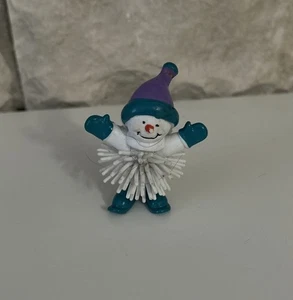 Vintage 1970’s Christmas Spike Ball Figure Snowman 3” - Bild 1 von 4