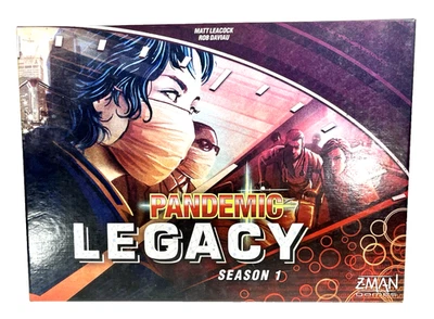 Pandemic: Legacy Season 1 Red Edition Board Game Z-Man Games 2015 Complete - Image 1 of 4