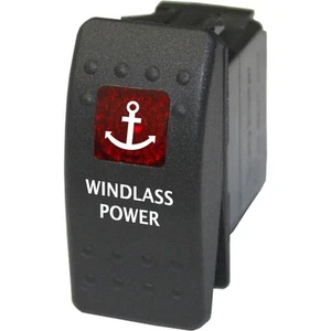 WINDLASS POWER 727 Rocker Switch red 12V anchor winch docking - Picture 1 of 1