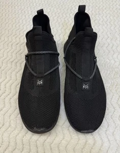 Muvez Black Mesh Unisex Indoor Slippers Sz 10M/11W - Picture 1 of 10