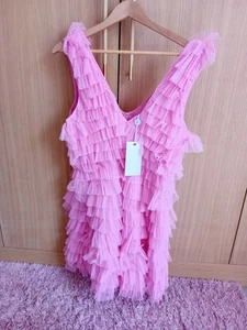 Foreverunique Pink Tulle Dress Size 14 Bnwts - Picture 1 of 3