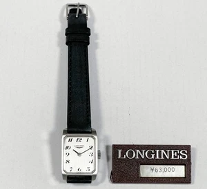 Longines 60s Ladies Square Hand-Wind Watch Deadstock Swiss Made - Picture 1 of 11