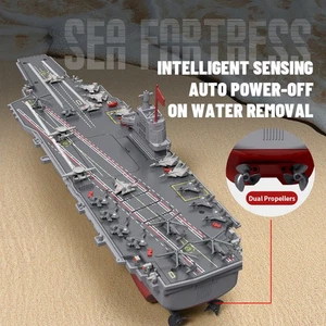 Remote Control Aircraft Carrier 2.4G RC Warship Boat For Adults And Kids UTEE - Picture 1 of 20