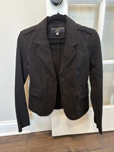 Vintage Juicy Couture Black Blazer Jacket Sz S Y2K USA - Picture 1 of 6