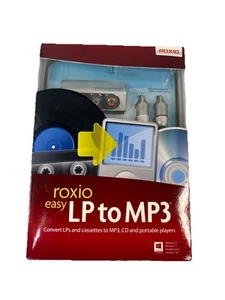 Roxio Easy LP to MP3 Convert LPS & Cassettes to MP3 New In Box - Picture 1 of 5