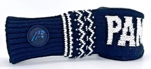Carolina Panthers Can Holder Knit Koozie Glove Mitt PSL Owner Fan Gear NFL - Picture 1 of 6