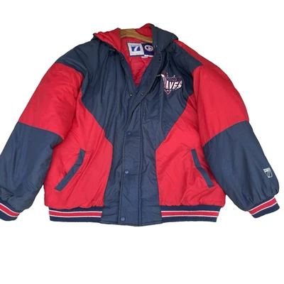 Chaqueta para hombre Logo 7 Atlanta Braves bordada cremallera completa/a presión repelente al agua XL Foto 1 de 4