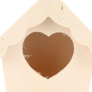 ~Innovative Wooden Birdhouse Natural And Safe DIY Wooden Small Birdhouse Decora - Picture 1 of 12