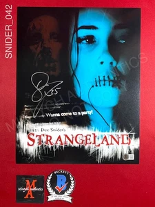 Dee Snider Strangeland signed 11x14 photo Captain Howdy Twisted Sister Beckett - Picture 1 of 2