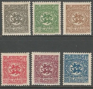 Verschiedene Briefmarkensammlung aus Deutschland - Slesvig Volksabstimmung - 1920 - postfrisch - Bild 1 von 1