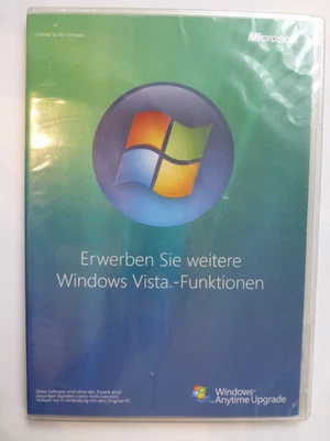 Windows Vista Anytime Upgrade Original Versiegelung - Bild 1 von 3