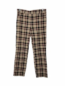 Sanctuary Size Medium Beige Plaid Pre-Owned Pants- Ladies - Picture 1 of 1