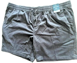 GEORGE Above The Knee Stretch Pull On Shorts Elastic Mens Gray Size 2XL 44-46 - Picture 1 of 11