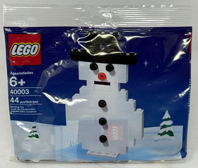 LEGO 40003 Winter Christmas Snowman Polybag New Sealed RETIRED Stocking Stuffer