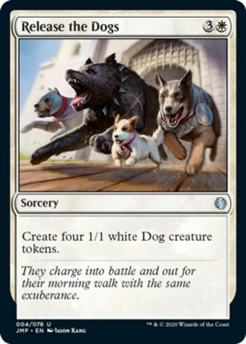 x1 Release the Dogs - Jumpstart - NM - MTG - Image 1 of 1