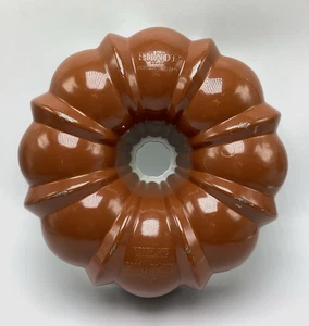 Vintage. Northland Aluminium Bundt Pan Riffelrohr 10 1/4" Kuchenform Braun Schwerlast - Bild 1 von 9