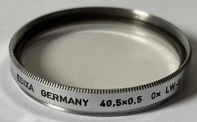 Edixa - 40.5mm 0x LW-0 Chrome Ring UV Filter - vgc - Image 1 of 2