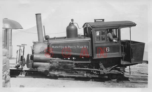 3C488 RP 1940s MANITOU & PIKES PEAK RAILROAD COG GEAR LOCO #6 - Picture 1 of 1
