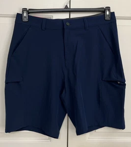 NWT 32 Degrees cool size 34 navy blue cargo casual shorts mens - Picture 1 of 5