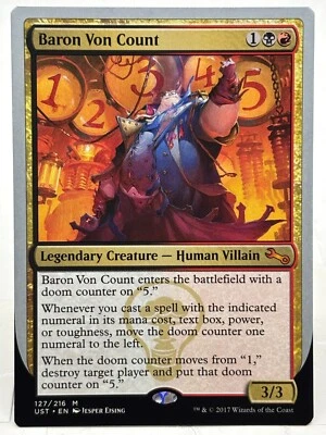 Baron Von Count NM* Unfinity ENGLISH 127/216 mtg -UnltdCards - Image 1 of 2