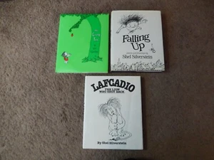 3 Shel Silverstein Hardcover Books The Giving Tree Lafcadio Falling Up - Imagen 1 de 9