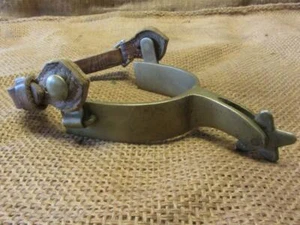 Vintage Ornate Buermann Star Steel Silver Spur Horse Harness Antique 10323 - Picture 1 of 1