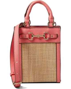 Anne Klein Mini N/S Bag Women's Coral Adjustable Crossbody Strap Handbag ASM62 - Picture 1 of 10