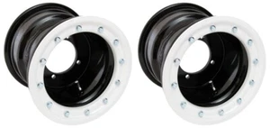 Ruedas traseras Kawasaki KFX 400 KFX 450R Beadlock 9x8 3+5 4/110 Alba Racing BW - Imagen 1 de 3