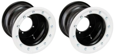 Ruedas traseras Kawasaki KFX 400 KFX 450R Beadlock 9x8 3+5 4/110 Alba Racing BW Foto 1 de 3