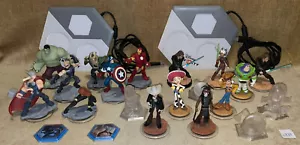 BULK PS4 WII XBOX 360 DISNEY INFINITY BUNDLE AVENGERS LONE RANGER STAR WARS TOY - Picture 1 of 11