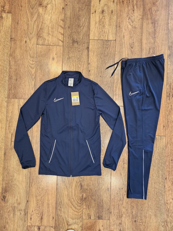 Authentic Nike Academy Dri-Fit Navy Tracksuit CW6131-451 S