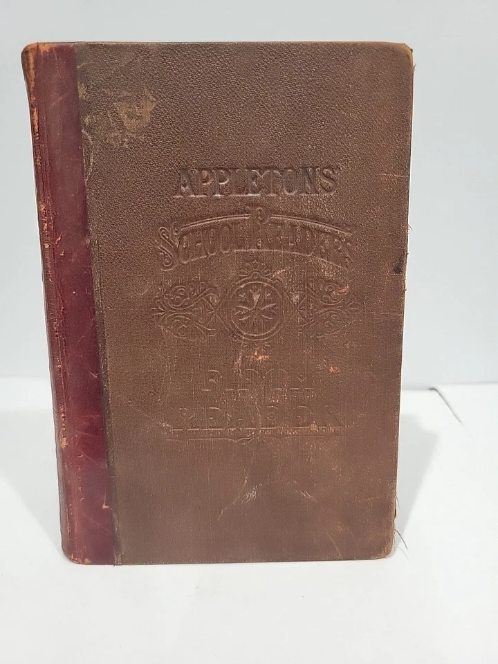 1881 Antique Appleton's School Reader Fifth Reader Harris Rickoff Bailey Book HC - Image 1 of 4