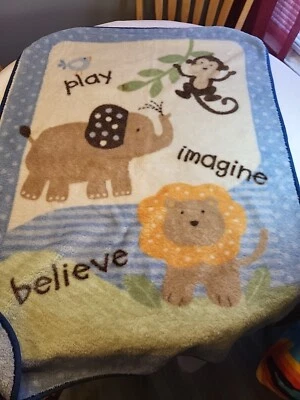 Manta bebé garantimal vintage tema selva Foto 1 de 4