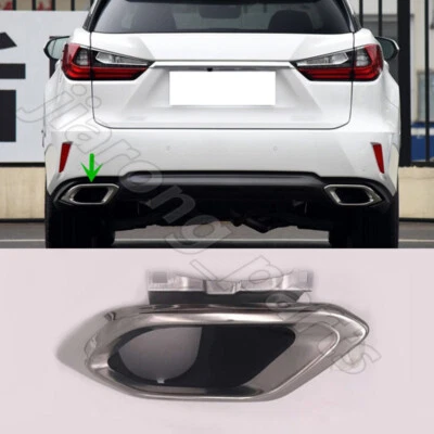 Cubierta de tubo de escape trasero izquierdo de acero inoxidable para Lexus RX300 2016-2019 Foto 1 de 4