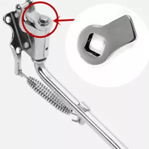 Stainless steel Kickstand Leg Stop For Harley Softail Touring Electra Glide 84up - Foto 1 di 6
