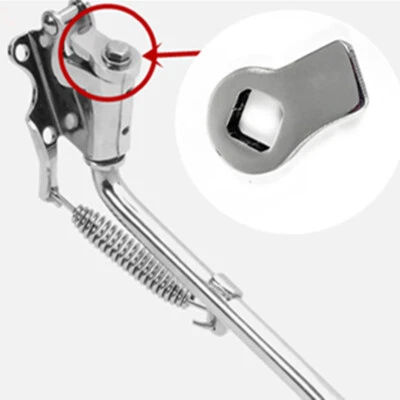 Stainless steel Kickstand Leg Stop For Harley Softail Touring Electra Glide 84up - Image 1 of 4